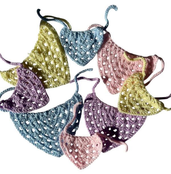 Bandana Crochet - Bandanas para perros
