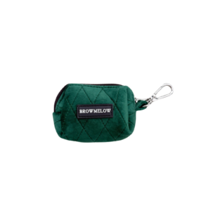 Portabolsas Terciopelo Verde - Portabolsas Elegante para perros